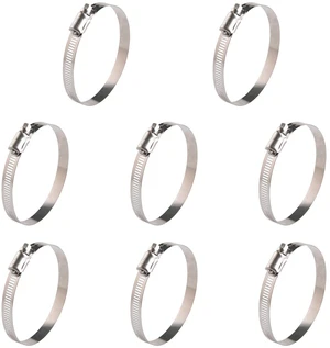 3.5'' Stainless Steel Hose Clamps- 8 Pack SAE 56 Worm Gear Drive Hose Clamps 3 Inch to 4 Inch (76mm-102mm) for Automotive Plumbing, 3 1/2'', 3 3/4, 3 1/4'' Clamps 3.5'' Stainless Steel Hose Clamps- 8 Pack SAE 56 Worm Gear Drive Hose Clamps 3 Inch to 4 Inch (76mm-102mm) for Automotive Plumbing, 3 1/2'', 3 3/4, 3 1/4'' Clamps