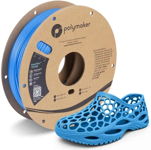 TPU Filament 1.75mm 95A Flexible 0.75kg, Blue 3D Printer Filament, High Speed 95A TPU Flexible Filament, Fast Printing, Dimensional Accuracy +/- 0.03mm TPU Filament 1.75mm 95A Flexible 0.75kg, Blue 3D Printer Filament, High Speed 95A TPU Flexible Filament, Fast Printing, Dimensional Accuracy +/- 0.03mm