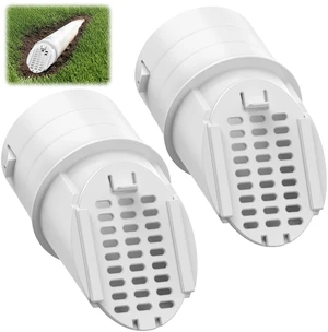4 Slope Drainage Grate Cover, Rain Diverter, Drainage Grate Yard Drain, Drain Emitter for Sump Pump Discharge & Downspout Extensions, Fit 4" SCH 40, 4" SDR 35, 4" Corrugated Pipe, 2 Pack-White 4 Slope Drainage Grate Cover, Rain Diverter, Drainage Grate Yard Drain, Drain Emitter for Sump Pump Discharge & Downspout Extensions, Fit 4" SCH 40, 4" SDR 35, 4" Corrugated Pipe, 2 Pack-White