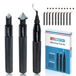 13-Piece Deburring Tool Set with 2 Countersinks & 11 Blades - Works on Metal, Resin, PVC, Copper, Plastic,3D Printed Edges - Plumbing & 3D Printing Burr Removal Reamer Tool 13-Piece Deburring Tool Set with 2 Countersinks & 11 Blades - Works on Metal, Resin, PVC, Copper, Plastic,3D Printed Edges - Plumbing & 3D Printing Burr Removal Reamer Tool