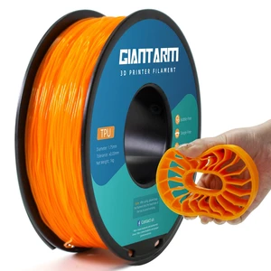 TPU Filament 1.75mm 1Kg(2.2lbs), Orange Filament TPU, 95A Flexible 3D Printer Filament with High Elasticity, ±0.03mm Accuracy, Neatly Wound & Moistureproof, Non-Clogging,TPU Orange TPU Filament 1.75mm 1Kg(2.2lbs), Orange Filament TPU, 95A Flexible 3D Printer Filament with High Elasticity, ±0.03mm Accuracy, Neatly Wound & Moistureproof, Non-Clogging,TPU Orange