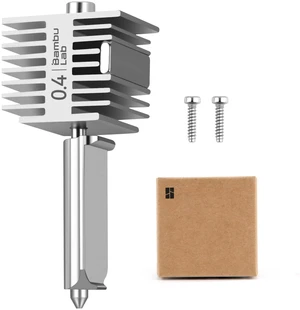 A2L,A1 Mini,A1 Stainless Steel Hotend with 0.4mm Nozzle All Metal Extruder Hot End Kit,Heating Block Replacement,Quick Swap,Durable Print Head Accessory for A2, A1 Series 3D Printer A2L,A1 Mini,A1 Stainless Steel Hotend with 0.4mm Nozzle All Metal Extruder Hot End Kit,Heating Block Replacement,Quick Swap,Durable Print Head Accessory for A2, A1 Series 3D Printer