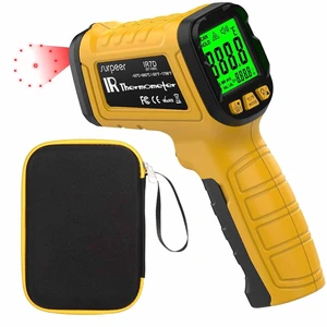 Infrared Thermometer Temperature Gun 1796°F, 50:1 Laser Temp IR Digital for Pizza Oven, BBQ, Griddle, Cooking, HVAC, Engine Diagnostics Infrared Thermometer Temperature Gun 1796°F, 50:1 Laser Temp IR Digital for Pizza Oven, BBQ, Griddle, Cooking, HVAC, Engine Diagnostics