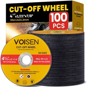 4 1/2 Cut Off Wheel,100 PCS Angle Grinder Cutting Disc 4-1/2" x 1/21" x 7/8" Thin Metal & Stainless Steel Cutting Wheel,Grinder Blades Professional Fast Cutting Disc 4 1/2 Cut Off Wheel,100 PCS Angle Grinder Cutting Disc 4-1/2" x 1/21" x 7/8" Thin Metal & Stainless Steel Cutting Wheel,Grinder Blades Professional Fast Cutting Disc