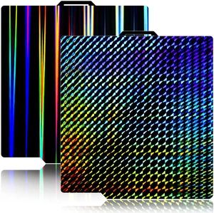 JUUPINE 3D Printer H1H Build Plate for Bambu Lab P2S/X2D/A1/X1C/X1/X1E/P1P/P1S Holographic Carbon Plate 257x257mm Smooth Textured PEI Spring Steel Plate Removable Platform (Light Beam +Phantom) JUUPINE 3D Printer H1H Build Plate for Bambu Lab P2S/X2D/A1/X1C/X1/X1E/P1P/P1S Holographic Carbon Plate 257x257mm Smooth Textured PEI Spring Steel Plate Removable Platform (Light Beam +Phantom)