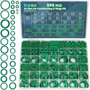 595 Pcs Air Conditioning O Ring Kit,36 Size Seal Rubber O-Rings Assortment Set for Compressor Automotive A/C Plumbing Repair ID:3-22mm 595 Pcs Air Conditioning O Ring Kit,36 Size Seal Rubber O-Rings Assortment Set for Compressor Automotive A/C Plumbing Repair ID:3-22mm