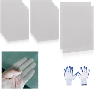 16 Pcs 13x9 Inch 40 Mesh 304 Stainless Steel Wire Mesh Sheet, Sheet Screen for DIY Crafts 16 Pcs 13x9 Inch 40 Mesh 304 Stainless Steel Wire Mesh Sheet, Sheet Screen for DIY Crafts