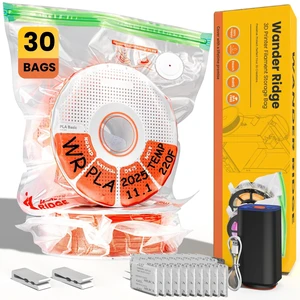 3D Printer Filament Storage Bags Vacuum Kit, 30 Vacuum Bags (13x15 in) with Auto Pump, 30 Desiccants & 2 Clips, Airtight Filament Storage for PLA ABS TPU, Dustproof Moisture Resistant 3D Printer Filament Storage Bags Vacuum Kit, 30 Vacuum Bags (13x15 in) with Auto Pump, 30 Desiccants & 2 Clips, Airtight Filament Storage for PLA ABS TPU, Dustproof Moisture Resistant
