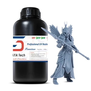 Tenacious Flexible 3D Printer Resin, Easy Grey, 1kg Easy-to-Print Flexible Resin, High Impact Resistance, Great Resolution, High Toughness, No Mixing Needed, for MSLA/DLP/SLA Tenacious Flexible 3D Printer Resin, Easy Grey, 1kg Easy-to-Print Flexible Resin, High Impact Resistance, Great Resolution, High Toughness, No Mixing Needed, for MSLA/DLP/SLA