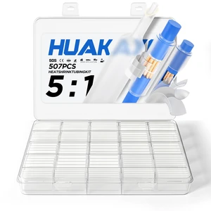 5:1 Heat Shrink Tubing Kit, Industry-Leading 5:1 Ratio Shrink Wrap Tubing Adhesive Lined, Heat Shrink Wire Connectors, Marine Grade Dual Wall, Waterproof Electrical Wire Tube Connectors 5:1 Heat Shrink Tubing Kit, Industry-Leading 5:1 Ratio Shrink Wrap Tubing Adhesive Lined, Heat Shrink Wire Connectors, Marine Grade Dual Wall, Waterproof Electrical Wire Tube Connectors