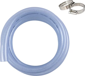 High Pressure Braided Clear Flexible PVC Tubing 5/8" ID, 10ft High Pressure Braided Clear Flexible PVC Tubing 5/8" ID, 10ft