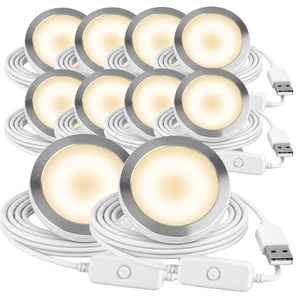 LED Lamp Kit 001, 3D Printing Model Kit, 3000K Warm Light, 10 Pack Universal Fit 3D Printed Lamp Kit 001 Shade, Fixed 3000K White LED With Aluminum Shell, 5V Type-A USB Power Inline Switch LED Lamp Kit 001, 3D Printing Model Kit, 3000K Warm Light, 10 Pack Universal Fit 3D Printed Lamp Kit 001 Shade, Fixed 3000K White LED With Aluminum Shell, 5V Type-A USB Power Inline Switch