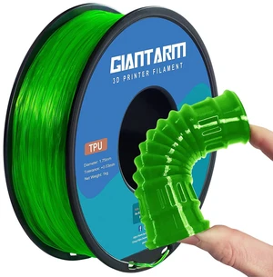 TPU Filament 1.75mm Flexible Soft 3D Printer Consumables Green,95A 1kg Spool (2.2 lbs.), Dimensional Accuracy +/- 0.05 mm TPU Filament 1.75mm Flexible Soft 3D Printer Consumables Green,95A 1kg Spool (2.2 lbs.), Dimensional Accuracy +/- 0.05 mm
