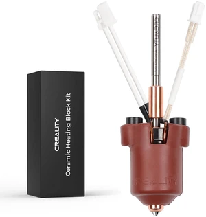 Official Ender 3 V3 Plus/3 V3 Ceramic Heating Block Kit, with Integrated Nozzle, Supports 300°C High Temperature and 600mm/s High-Speed Printing 60W Fast Hotend Kit Official Ender 3 V3 Plus/3 V3 Ceramic Heating Block Kit, with Integrated Nozzle, Supports 300°C High Temperature and 600mm/s High-Speed Printing 60W Fast Hotend Kit