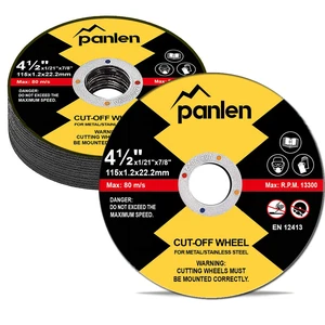 Metal Cut Off Wheels for Angle Grinder, 25 Pack 4.5" 7/8" Arbor Cut Off Wheels 4 1/2 Inch Aluminum Oxide Abrasive 7/8 Arbor For Metal Cutting Grinder Fast Shatter Resistant Metal Cut Off Wheels for Angle Grinder, 25 Pack 4.5" 7/8" Arbor Cut Off Wheels 4 1/2 Inch Aluminum Oxide Abrasive 7/8 Arbor For Metal Cutting Grinder Fast Shatter Resistant