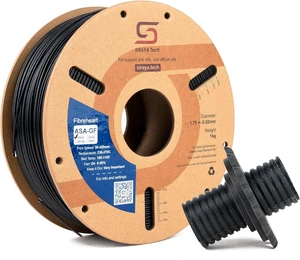 Fibreheart ASA-GF 3D Printer Filament, Black, 1kg 10% Glass Fiber Reinforced, Superior Weather & UV Resistance, High Strength & Thermal Stability for Outdoor Fibreheart ASA-GF 3D Printer Filament, Black, 1kg 10% Glass Fiber Reinforced, Superior Weather & UV Resistance, High Strength & Thermal Stability for Outdoor