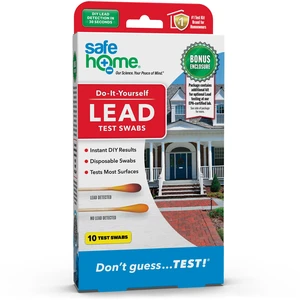 ® Lead in Solids Combo Test Kit 10 DIY Swabs + Optional Testing at our EPA Certified Lab Made in the USA for Homeowners & Contractors (2 Pack) ® Lead in Solids Combo Test Kit 10 DIY Swabs + Optional Testing at our EPA Certified Lab Made in the USA for Homeowners & Contractors (2 Pack)