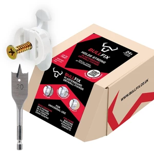 Universal Drywall Fixings - Holds up to 255lbs, Heavy Duty Wall Anchors for Drywall for Stud & Hollow Cavity with 13/16" Drill Bit & Screws, Heavy Duty Dry Wall Anchors - 24 Pack Universal Drywall Fixings - Holds up to 255lbs, Heavy Duty Wall Anchors for Drywall for Stud & Hollow Cavity with 13/16" Drill Bit & Screws, Heavy Duty Dry Wall Anchors - 24 Pack