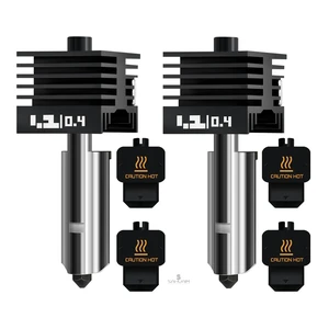 Upgraded 2Pcs 0.4mm H2D/H2S/H2C/X2D/P2S Hotend Kit for Bambu Lab H2 Series/X2D/P2S 3D Printer, High Temp and Quick Swap Hardened Steel Nozzle Replacement 3D Printer Extruder with 2Pcs Silicone Sock Upgraded 2Pcs 0.4mm H2D/H2S/H2C/X2D/P2S Hotend Kit for Bambu Lab H2 Series/X2D/P2S 3D Printer, High Temp and Quick Swap Hardened Steel Nozzle Replacement 3D Printer Extruder with 2Pcs Silicone Sock
