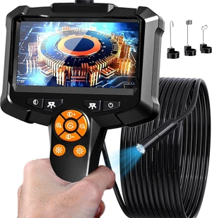 Endoscope Camera with Light, 1080P HD Borescope IP67 Waterproof Snake Camera Ideal for Inspecting Walls, Vents, Automotive Engines, Pipes A Great Gift Tool for Men Endoscope Camera with Light, 1080P HD Borescope IP67 Waterproof Snake Camera Ideal for Inspecting Walls, Vents, Automotive Engines, Pipes A Great Gift Tool for Men