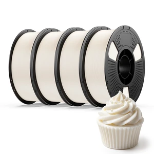 Hyper PLA+ 3D Printer Filament Bundle 4kg, 400mm/s Rapid PLA+ 1.75mm Great Toughness 3D Printing Filament, Compatible with Most FDM 3D Printers, Individually Vacuum Packed, 1kg*4, Cream White*4 Hyper PLA+ 3D Printer Filament Bundle 4kg, 400mm/s Rapid PLA+ 1.75mm Great Toughness 3D Printing Filament, Compatible with Most FDM 3D Printers, Individually Vacuum Packed, 1kg*4, Cream White*4