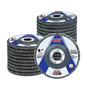 24 Pack Flap Disc 60 Grit 4.5" x 7/8-Inch Sanding Disc Bevel Type #29 Premium and Industrial Grade Angle Grinder Grinding Wheel High Performance Edge Grinding 24 Pack Flap Disc 60 Grit 4.5" x 7/8-Inch Sanding Disc Bevel Type #29 Premium and Industrial Grade Angle Grinder Grinding Wheel High Performance Edge Grinding