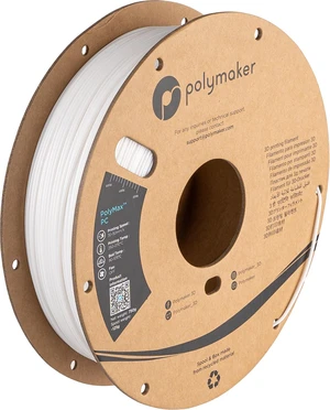 Polymax Tough PC Filament 1.75mm 0.75kg White Polycarbonate Filament, PC Filament, Tough & High Heat Resistant 3D Printer Polycarbonate Filament Polymax Tough PC Filament 1.75mm 0.75kg White Polycarbonate Filament, PC Filament, Tough & High Heat Resistant 3D Printer Polycarbonate Filament