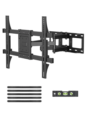 Full Motion TV Wall Mount for 42 to 86 Inch TV, Swivel and Tilt with Articulating Dual Arms, Max VESA 600X400mm, Holds up to 132lbs, Fits Max 16" Wood Studs, MA01A Full Motion TV Wall Mount for 42 to 86 Inch TV, Swivel and Tilt with Articulating Dual Arms, Max VESA 600X400mm, Holds up to 132lbs, Fits Max 16" Wood Studs, MA01A