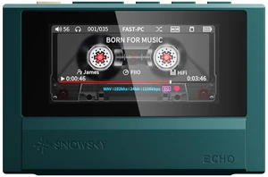 Echo 4G Hi-Res Digital Audio Player, Dual DAC Bluetooth Music Player, 4.4mm Balanced Output, Color Screen, Portable DAP (Green 4G) Echo 4G Hi-Res Digital Audio Player, Dual DAC Bluetooth Music Player, 4.4mm Balanced Output, Color Screen, Portable DAP (Green 4G)