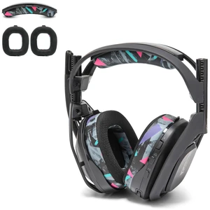 Mod Kit A50 - Earpads & Headband for Astro A50 Gen 4/5 / A50x Made by Wicked Cushions Cooling Gel Earpads and Matching Headband that offer Enhanced Comfort & Durability 90's Black Mod Kit A50 - Earpads & Headband for Astro A50 Gen 4/5 / A50x Made by Wicked Cushions Cooling Gel Earpads and Matching Headband that offer Enhanced Comfort & Durability 90's Black