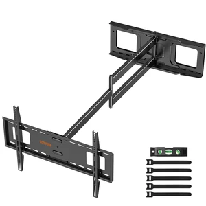 48" Extension Long Arm Full Motion TV Wall Mount 37-85 TV by Extra Heavy Duty TV Wall Mount for 70,75,77,80,85'' Screens, Max VESA 600x400mm, Hold 110 lbs, 16''-24'' Wood Studs 48" Extension Long Arm Full Motion TV Wall Mount 37-85 TV by Extra Heavy Duty TV Wall Mount for 70,75,77,80,85'' Screens, Max VESA 600x400mm, Hold 110 lbs, 16''-24'' Wood Studs