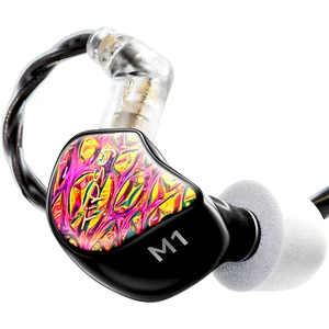 Tipsy M1 IEM, Bamboo Fiber Diaphragm in-Ear Monitor, Warm, Lively Bass & Vocals, 36dB Noise Isolation, Resin Shell, Detachable 0.78mm 2Pin Cable (No Mic, Red) Tipsy M1 IEM, Bamboo Fiber Diaphragm in-Ear Monitor, Warm, Lively Bass & Vocals, 36dB Noise Isolation, Resin Shell, Detachable 0.78mm 2Pin Cable (No Mic, Red)