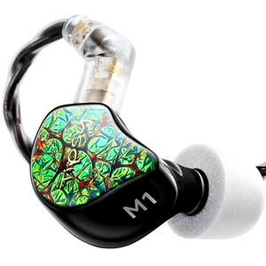 Tipsy M1 IEM, Bamboo Fiber Diaphragm in-Ear Monitor, Warm, Lively Bass & Vocals, 36dB Noise Isolation, Resin Shell, Detachable 0.78mm 2Pin Cable (No Mic, Green) Tipsy M1 IEM, Bamboo Fiber Diaphragm in-Ear Monitor, Warm, Lively Bass & Vocals, 36dB Noise Isolation, Resin Shell, Detachable 0.78mm 2Pin Cable (No Mic, Green)