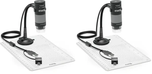 USB Digital Microscope 250x, 2MP Micro Camera with Flexible Arm Stand - Handheld USB & USB-C Microscope, Windows, Mac, ChromeOS, Linux, Android, iPad Compatible (Pack of 2) USB Digital Microscope 250x, 2MP Micro Camera with Flexible Arm Stand - Handheld USB & USB-C Microscope, Windows, Mac, ChromeOS, Linux, Android, iPad Compatible (Pack of 2)