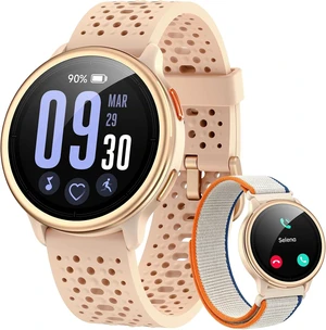 Smart Watch for Women/Men, Answer/Make Call, 1.27" Ultra-HD Screen Smartwatch for iPhone & Android, 3ATM Waterproof Fitness Tracker with Heart Rate/Sleep/SpO2 Monitor, 120+ Sport Modes, 2 Bands Smart Watch for Women/Men, Answer/Make Call, 1.27" Ultra-HD Screen Smartwatch for iPhone & Android, 3ATM Waterproof Fitness Tracker with Heart Rate/Sleep/SpO2 Monitor, 120+ Sport Modes, 2 Bands