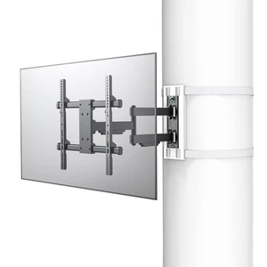 32"70" TVs Indoor Full Motion TV Mount Fits Small Pillars & Poles 4"12", No Drill Gazebo & Pergola TV Mount, VESA 400x400, Holds 80 lbs 32"70" TVs Indoor Full Motion TV Mount Fits Small Pillars & Poles 4"12", No Drill Gazebo & Pergola TV Mount, VESA 400x400, Holds 80 lbs
