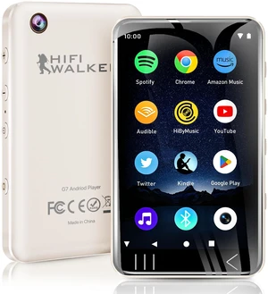 G7 MP3 MP4 Player, White Portable Media Player with 144GB Memory, Android Interface, Bluetooth WiFi, 4 Inch Touch Screen, Speaker and Camera G7 MP3 MP4 Player, White Portable Media Player with 144GB Memory, Android Interface, Bluetooth WiFi, 4 Inch Touch Screen, Speaker and Camera