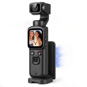 4K Vlogging Camera with Magnetic Mount, AI Face Tracking & WiFi Face-Detection Tracking, one-touch front/selfie view, Type-C charging, webcam mode, and Class 10 cards up to 256GB 4K Vlogging Camera with Magnetic Mount, AI Face Tracking & WiFi Face-Detection Tracking, one-touch front/selfie view, Type-C charging, webcam mode, and Class 10 cards up to 256GB