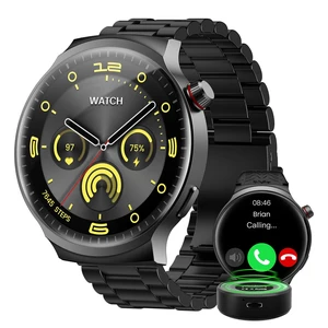 Smart Watch for Men, 1.85" Large Display, 35-Day Daily Use Battery 5 ATM Waterproof, 100+ Sports Modes, Answer/Make Calls, Compatible Android & iOS (Includes Steel Strap & Charging Dock) Smart Watch for Men, 1.85" Large Display, 35-Day Daily Use Battery 5 ATM Waterproof, 100+ Sports Modes, Answer/Make Calls, Compatible Android & iOS (Includes Steel Strap & Charging Dock)