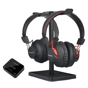 HT41899 - Dual Wireless TV Headphones with Transmitter Two-headphone TV listening set with optical and AUX support, individual HT41899 - Dual Wireless TV Headphones with Transmitter Two-headphone TV listening set with optical and AUX support, individual