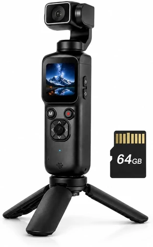 4K Pocket Vlogging Camera, 75MP Digital Camera with single-axis Horizontal 330°, 1.72" Touch Screen, Fast Auto Focusing, Face Auto-Detect, 4X Zoom for Daily Recording, Youtube Titktok INS Content 4K Pocket Vlogging Camera, 75MP Digital Camera with single-axis Horizontal 330°, 1.72" Touch Screen, Fast Auto Focusing, Face Auto-Detect, 4X Zoom for Daily Recording, Youtube Titktok INS Content