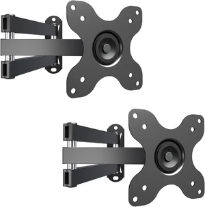 2 Packs TV Wall Mount, Bracket for Most 13-32 inch LED, LCD Monitor and Plasma TVs, Max VESA 100x100mm by (MA1330-2) 2 Packs TV Wall Mount, Bracket for Most 13-32 inch LED, LCD Monitor and Plasma TVs, Max VESA 100x100mm by (MA1330-2)