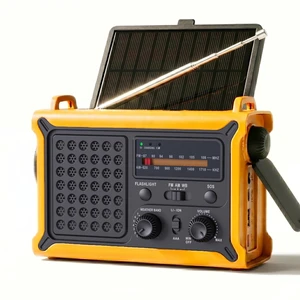 12000mAh Emergency Radio, AM/FM/NOAA Hand Crank Radio with High-Efficiency Solar Panel, USB & USB-C Charging, LED Flashlight, Reading Light & SOS for Power Outages, Hurricane, Storms, Camping 12000mAh Emergency Radio, AM/FM/NOAA Hand Crank Radio with High-Efficiency Solar Panel, USB & USB-C Charging, LED Flashlight, Reading Light & SOS for Power Outages, Hurricane, Storms, Camping