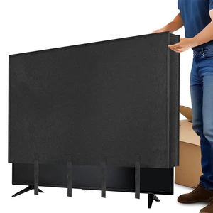 TV Moving Dust Cover 55 Inch, Anti-Scratch Felt for 52"-55" Flat Screen TV 51"L × 30"H Television Protection, Bottom Strap Fastening, Dustproof, for Home Renovation, Pet Scratch Or Other Furniture TV Moving Dust Cover 55 Inch, Anti-Scratch Felt for 52"-55" Flat Screen TV 51"L × 30"H Television Protection, Bottom Strap Fastening, Dustproof, for Home Renovation, Pet Scratch Or Other Furniture