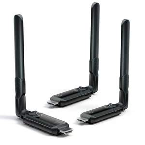 Wireless HDMI Transmitter and Receiver Kit, 5GHz Long Range 1148ft (350m), Plug & Play 1080P Full HD,TX+RX (Expandable to 6 Screens), Compatible with Laptop/Camera/Projector/HDTV deep Black Wireless HDMI Transmitter and Receiver Kit, 5GHz Long Range 1148ft (350m), Plug & Play 1080P Full HD,TX+RX (Expandable to 6 Screens), Compatible with Laptop/Camera/Projector/HDTV deep Black