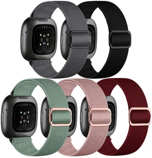 Stretchy Bands for Fitbit Versa 4/Versa 3/Sense/Sense 2 Bands Women Adjustable Elastic Solo Loop, Hypoallergenic & Breathable, Soft Nylon Sport Strap, Fitbit Smart Watch Accessories for Men Stretchy Bands for Fitbit Versa 4/Versa 3/Sense/Sense 2 Bands Women Adjustable Elastic Solo Loop, Hypoallergenic & Breathable, Soft Nylon Sport Strap, Fitbit Smart Watch Accessories for Men