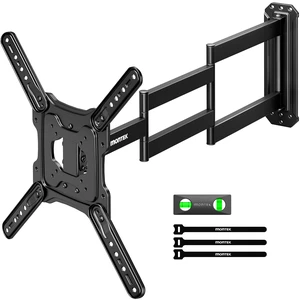 37 Inch Long Arm TV Wall Mount for 23-65 Inch TVs Long Extension TV Mount, Swivel&Tilt&Leveling, Full Motion Wall Mount TV Bracket, Max VESA 400 x 400mm, Up to 77 lbs 37 Inch Long Arm TV Wall Mount for 23-65 Inch TVs Long Extension TV Mount, Swivel&Tilt&Leveling, Full Motion Wall Mount TV Bracket, Max VESA 400 x 400mm, Up to 77 lbs