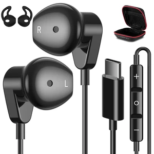 USB C Headphones for iPhone 18 Pro Max 17 16 15/iPad Air Earbuds HiFi Stereo USB-C Wired Earbuds, Microphone Volume Control, Type C Earphone for Samsung S26 S25 S24 S23 Ultra Pixel 11 10 9 8 USB C Headphones for iPhone 18 Pro Max 17 16 15/iPad Air Earbuds HiFi Stereo USB-C Wired Earbuds, Microphone Volume Control, Type C Earphone for Samsung S26 S25 S24 S23 Ultra Pixel 11 10 9 8