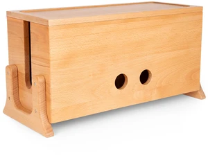 Extra Large Cable Management Box, Wood Cord Hider Box & Organizer for Power Strip, TV Wires & Desk Cable Storage Extra Large Cable Management Box, Wood Cord Hider Box & Organizer for Power Strip, TV Wires & Desk Cable Storage