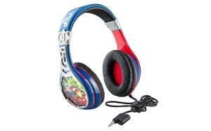 Avengers Headphones for Kids, Wired Headphones for School, Home or Travel, Tangle Free Stereo Earphones with Volume Control, 3.5mm Jack, For Fans of Avengers Merchandise Avengers Headphones for Kids, Wired Headphones for School, Home or Travel, Tangle Free Stereo Earphones with Volume Control, 3.5mm Jack, For Fans of Avengers Merchandise